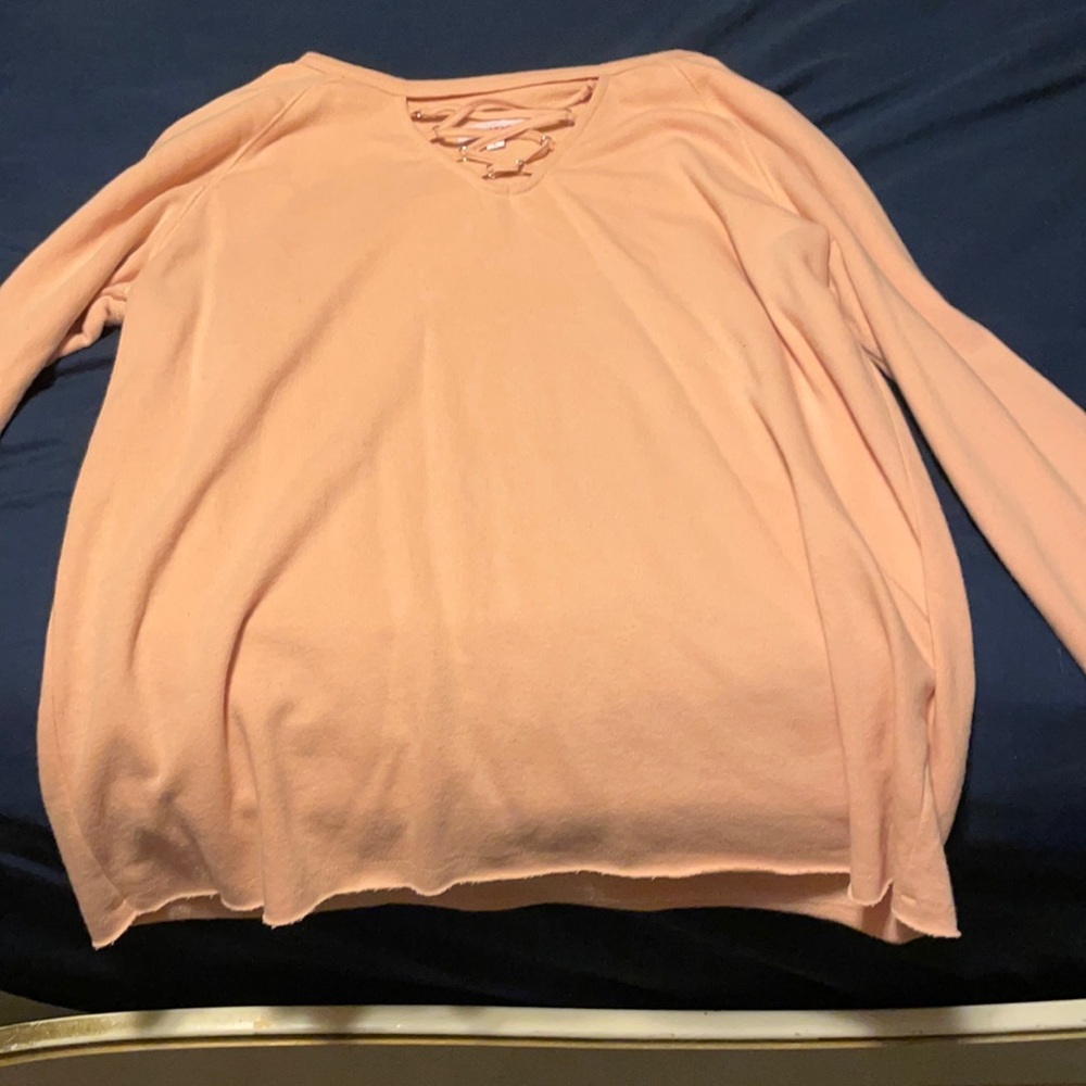 Comfy orange sweater
